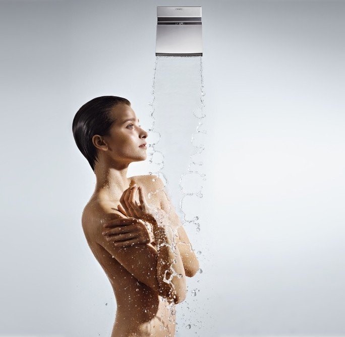 Верхний душ 150 с настенным креплением Raindance Rainfall Hansgrohe, хром арт. 26442000