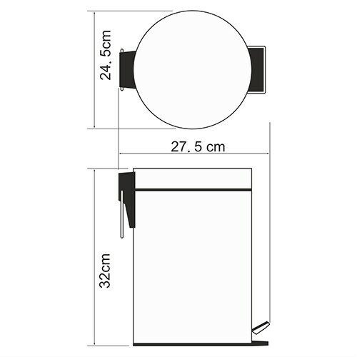 Ведро 7L WasserKRAFT арт. K-637