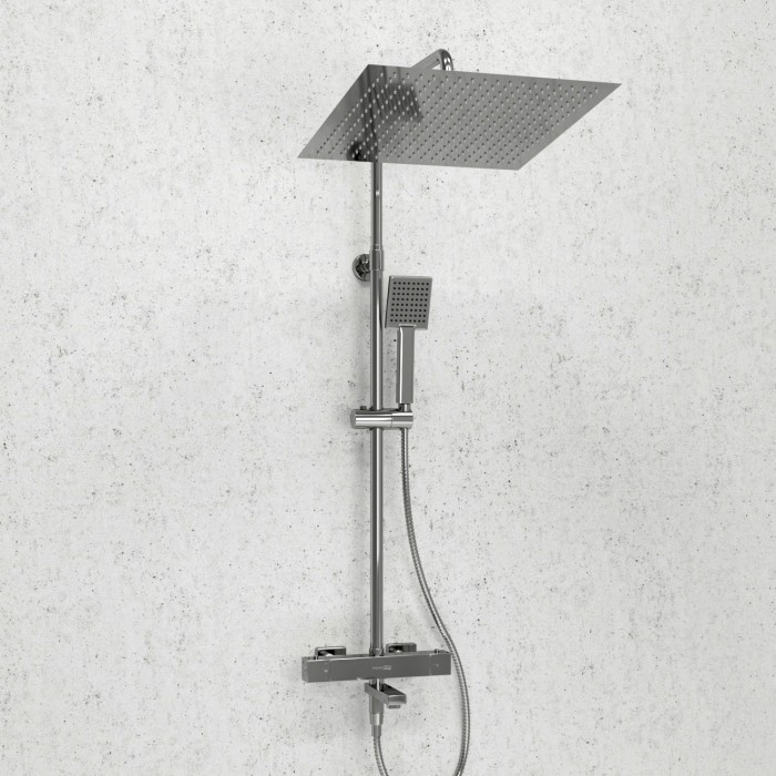 Душевая система с термостатическим смесителем WasserKRAFT арт. A199.119.141.010.CH Thermo