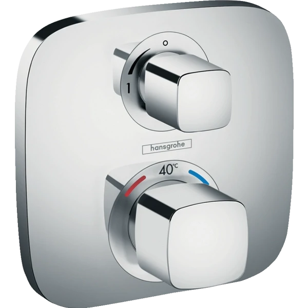 Термостат для душа скрытого монтажа, Hansgrohe Ecostat E, хром арт. 15707000