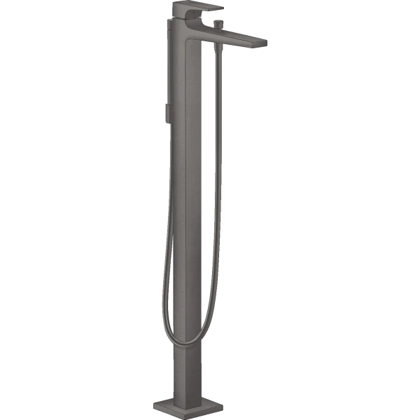 Смеситель для ванны напольного монтажа, Hansgrohe Metropol, черный арт. 32532340