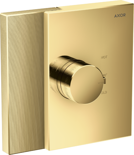 Термостат HighFlow Edge Axor, полированное золото арт. 46741990