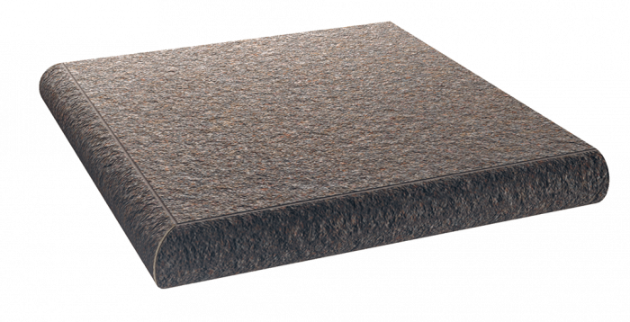 Ступень кортина красный угловая луна 32,5x32,5 Coliseum Gres Cortina арт. 620070000935