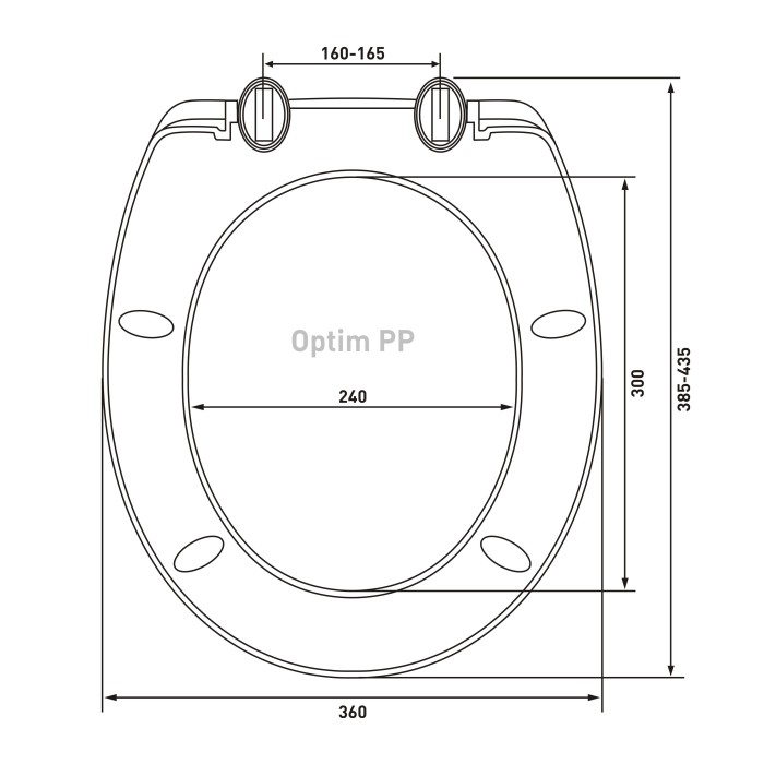 Сиденье Berges Unit PP арт. 021104