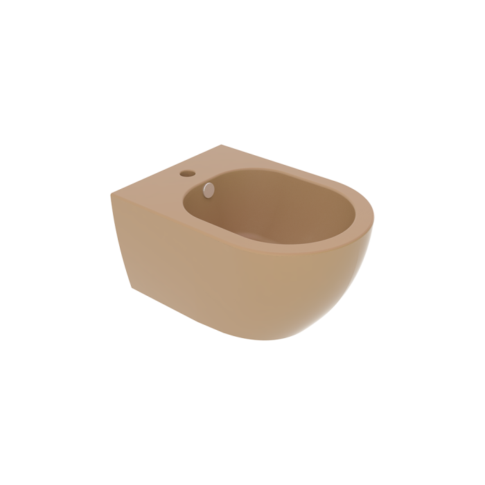 Биде подвесное каштан матовый, GSG Ceramic Design Like, LKBISO017