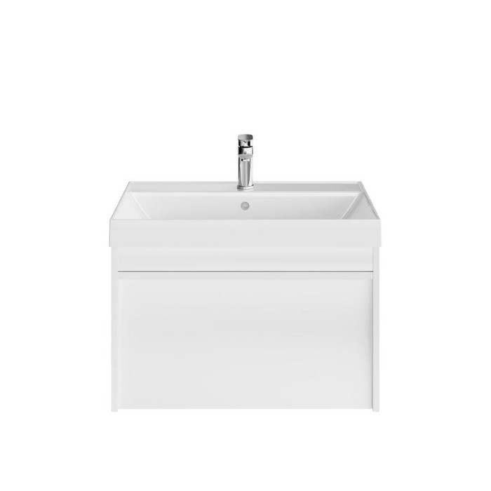 Тумба подвесная 70см с ящиком 1+1, Modula Kerama Marazzi, белый - MO.70.1+1\WHT