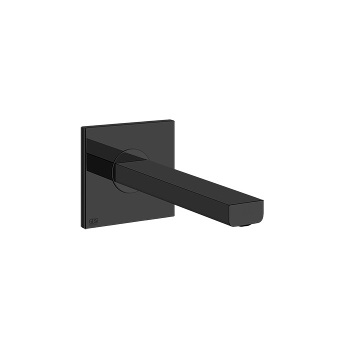 Настенный излив короткий, комбинируемый с удаленным управлением, Gessi Emporio Via manzoni, black xl арт. 38701#299