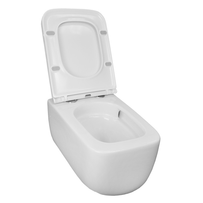 Подвесной унитаз 515х360х360 слив "торнадо", быстросъемное сиденье микролифт, Azario FLAVIA арт. AZ-0076-UQ1