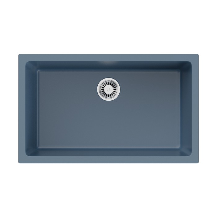 Кухонная мойка Omoikiri Okinoshima 76-U, цвет I-SB Natceramic, цвет smoky blue арт. 4997148