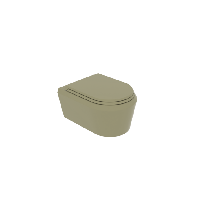 Чаша подвесного унитаза медовый матовый, GSG Ceramic Design Cruise, CRWCSO016