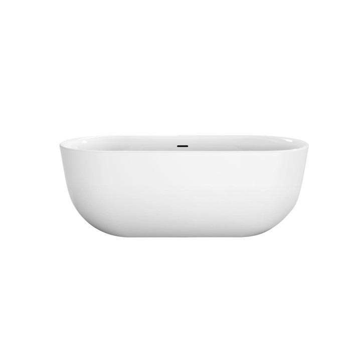 Акриловая ванна 170x77, отдельностоящая, овальная, BelBagno, белая арт. BB706-1700-770