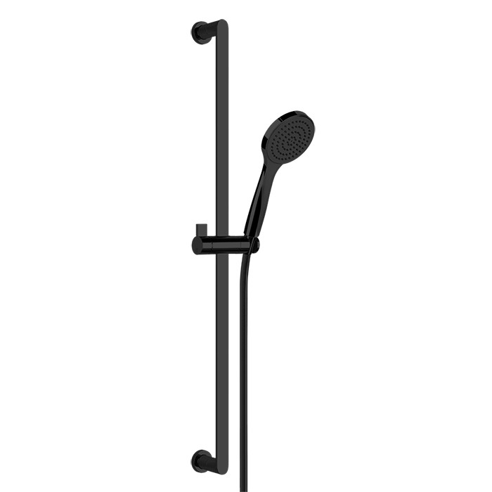 Душевой гарнитур, с ручным душем, легкой очистки, шланг 1,5м, Gessi Emporio shower, black xl арт. 47242#299