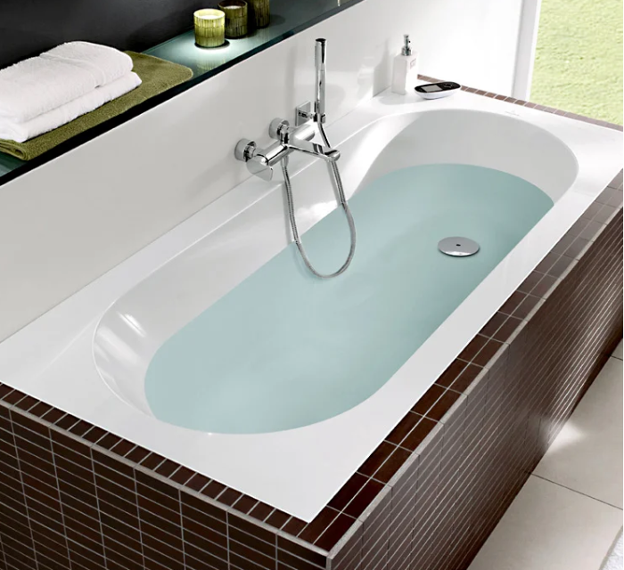 Ванна Villeroy & Boch Oberon 160x75 см кварил, с ножками, цвет альпийский белый арт. UBQ160OBE2V-01