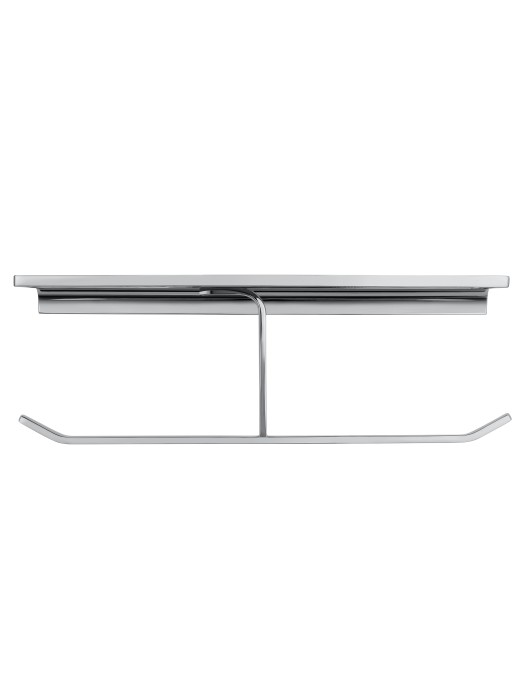 Двойной держатель для туалетной бумаги с полкой, Wonzon & Woghand Eclipse, WW-9156 цвет: хром