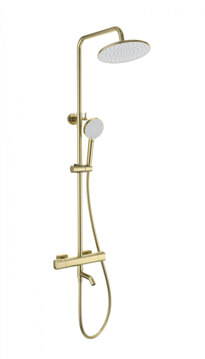 Душевая система с термостатом, Wonzon &amp; Woghand Stay, WW-B3051-A1-BG цвет: золото