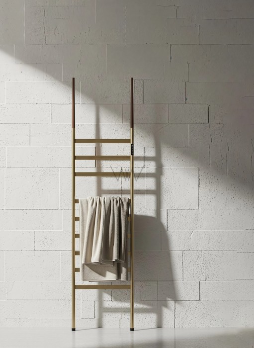 Полотенцесушитель электрический напольный, Wonzon & Woghand Bremen, WW-A207-BG цвет: золото