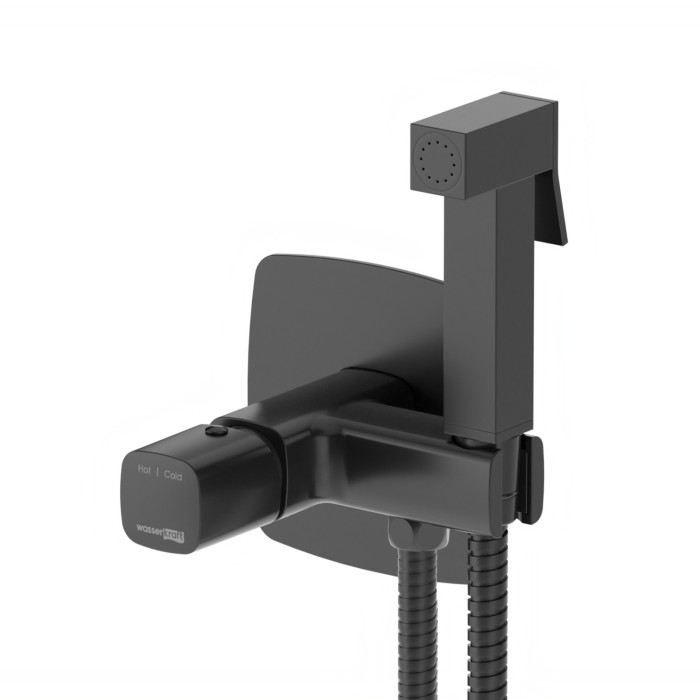 Встраиваемый смеситель для душа с гигиенической лейкой Nuthe 9100 WasserKRAFT арт. 9138