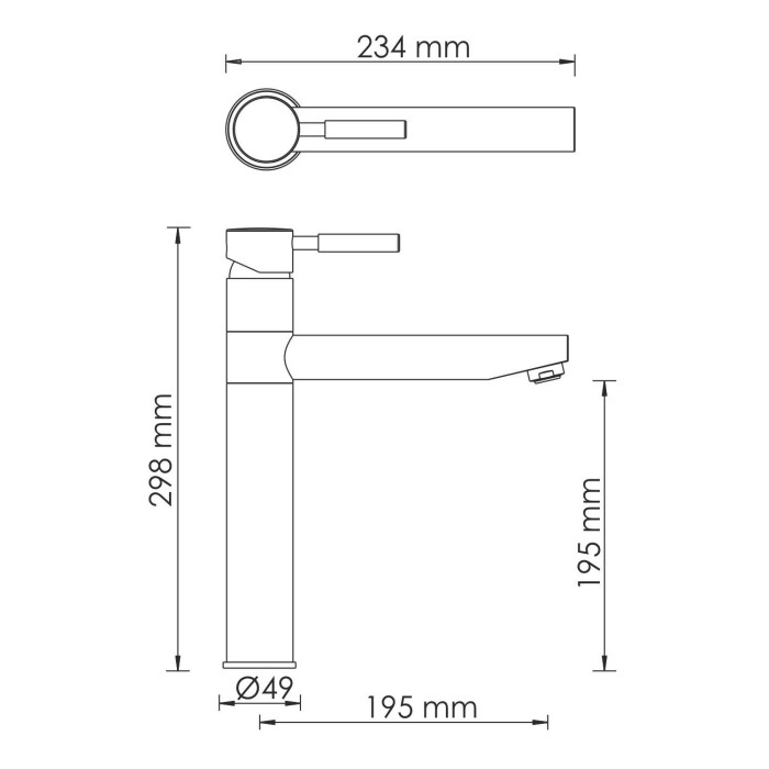 Смеситель для кухни Main 4100 WasserKRAFT арт. A8137