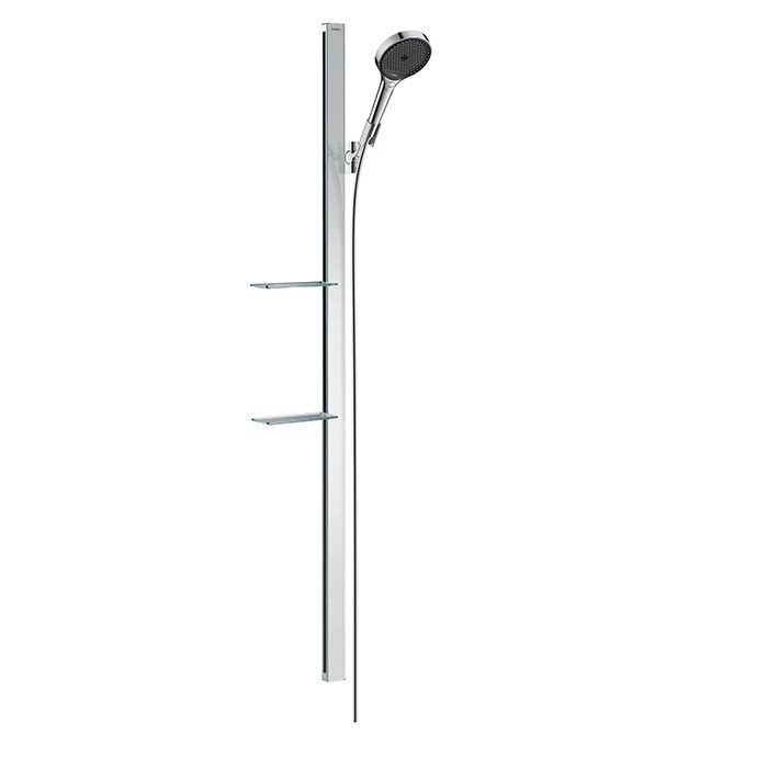 Душевой гарнитур со штангой 150 и мыльницей Rainfinity Hansgrohe, хром арт. 27674000