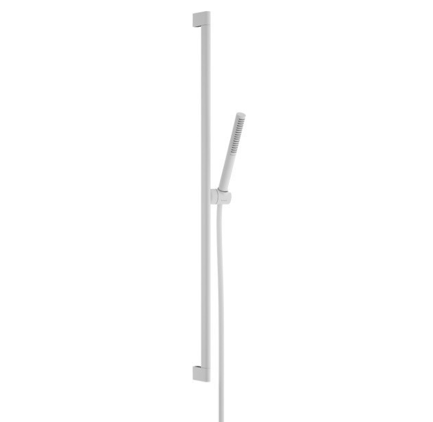 Душевой гарнитур EcoSmart+ со штангой 90см, Pulsify S Hansgrohe, белый арт. 24383700