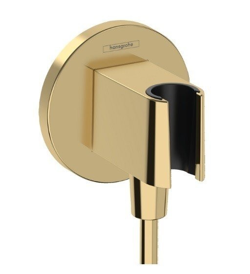 Шланговое подключение S с держателем для душа FixFit S Hansgrohe, золото арт. 26888990
