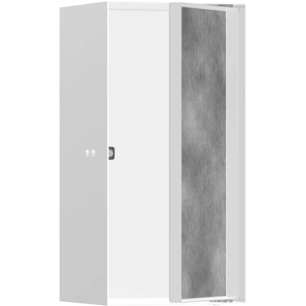 Настенный короб с дверью для облицовки плиткой, 30х15х14 см, Hansgrohe XtraStoris Rock, белый арт. 56088700