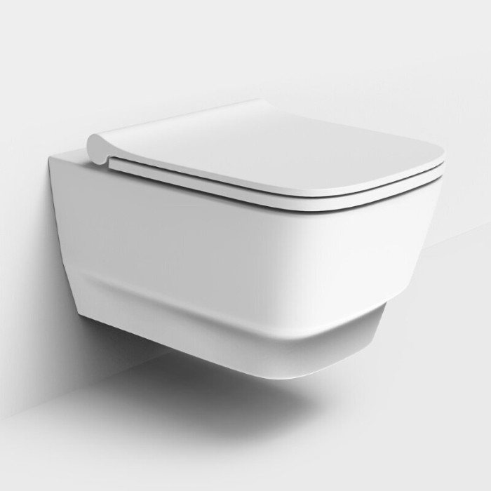 Унитаз подвесной, (без крышки), белый, Bello Boheme 971-MW