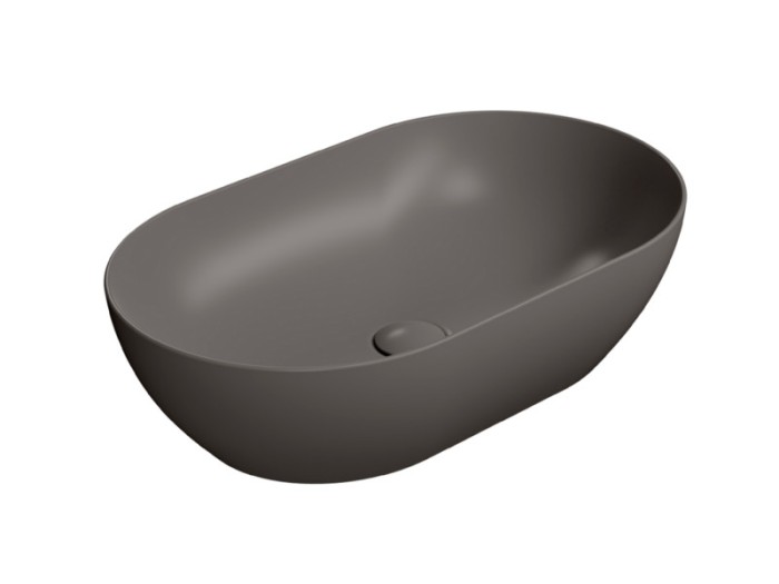 Раковина накладная 60х37х16 см, цвет bistro matte, санфаянс, Color-elements GSI арт. 883416