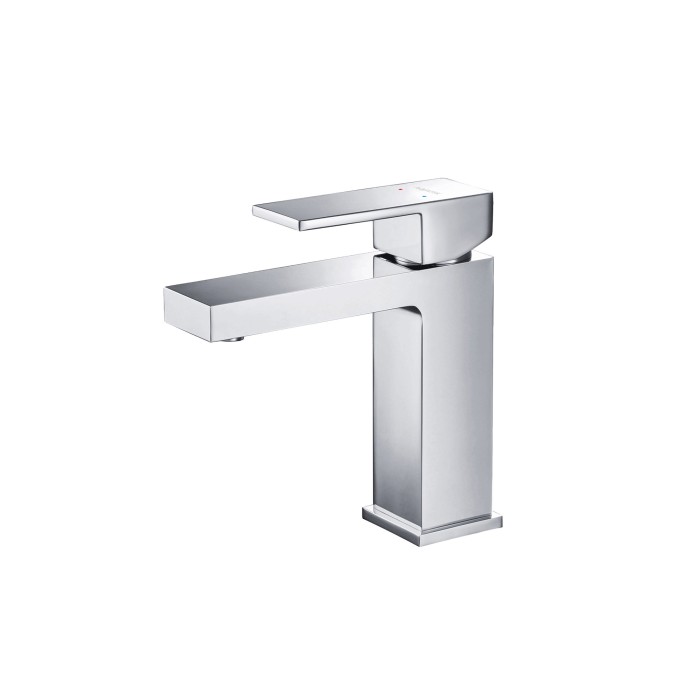Смеситель для раковины, без донного клапана, Aquatek Либра, хром арт. AQ1610CR