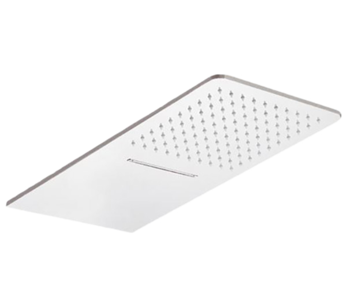 Верхний душ настенный 50x25 см хром глянцевый, Remer, 350UFDCAx