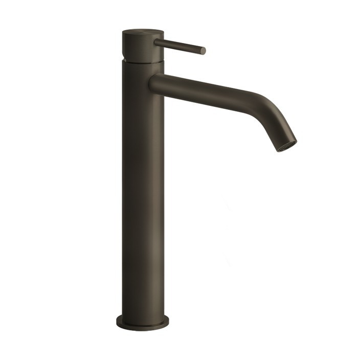 Смеситель для раковины, на 1 отв., высокий h: 30.5см., излив 15.5см, Gessi 316, warm bronze brushed pvd арт. 54006#726