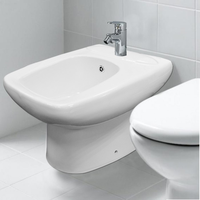 Биде напольное 590х350х400, Azario ELANA - AZ-434B