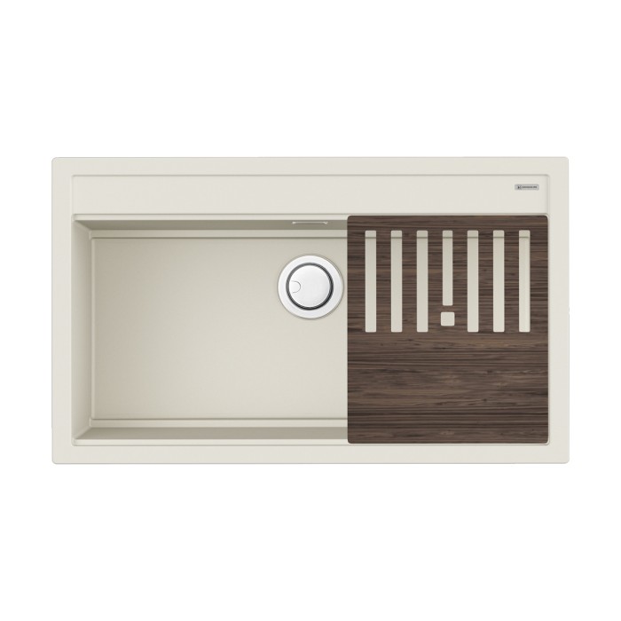 Кухонная мойка Omoikiri Kitagawa 86-LB-WH Artceramic, цвет белый арт. 4993795
