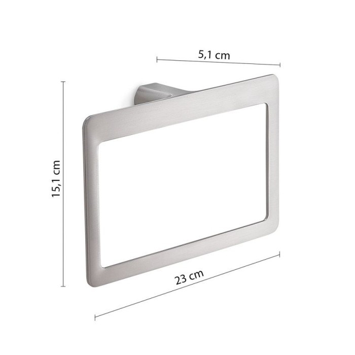 Полотенцедержатель - кольцо Pirenei Gedy, PI70(38) цвет: хром