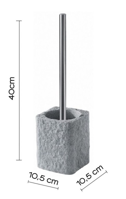 Напольный ерш Aries Gedy, AR33(08) цвет: хром