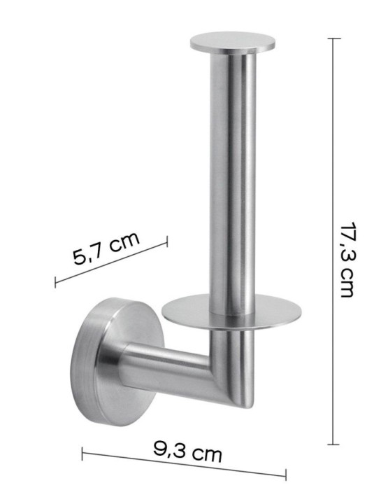 Бумагодержатель вертикальный Project Gedy, 5024/02(38) цвет: хром