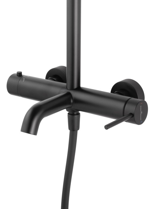 Душевая система, Wonzon & Woghand Stick, WW-88739017-MB цвет: черный