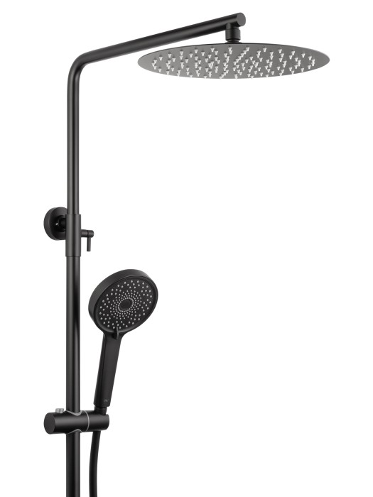 Душевая система, Wonzon & Woghand Stick, WW-88739017-MB цвет: черный