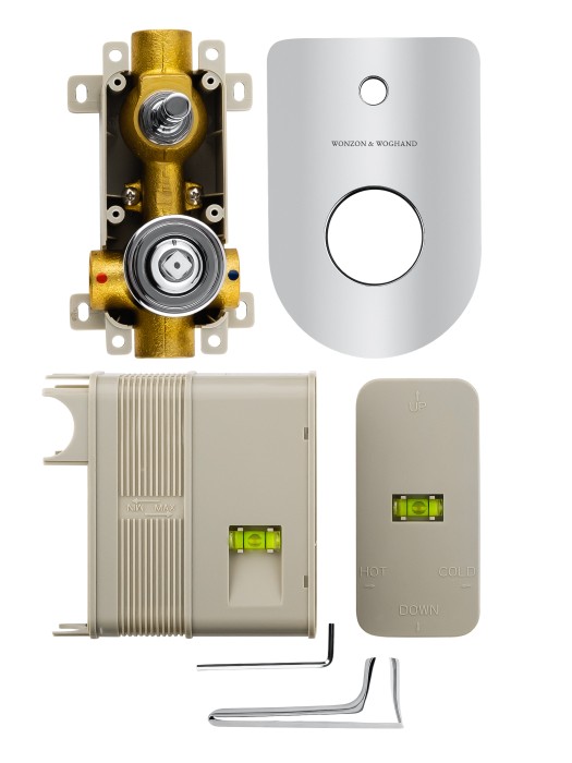 Смеситель для ванны встраиваемый, Wonzon & Woghand Shark, WW-483700-CR цвет: хром