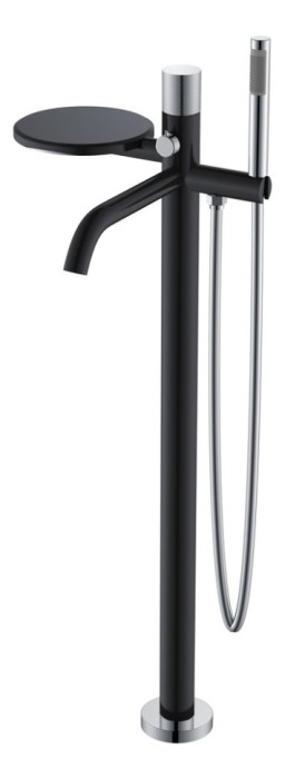 Смеситель напольный black touch chrome, Boheme Stick - 129-BCR.2