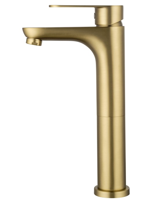 Смеситель для раковины высокий, Wonzon & Woghand Alfa, WW-A40232-BG цвет: золото