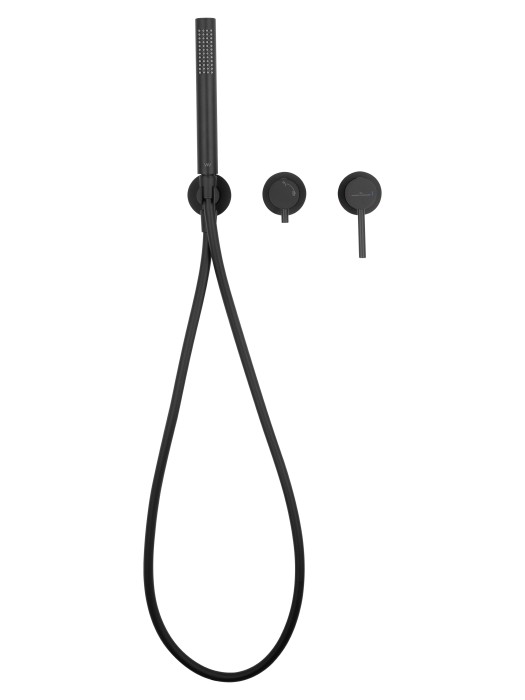 Смеситель для душевой системы встраиваемый, Wonzon & Woghand Stick, WW-838017-MB цвет: черный