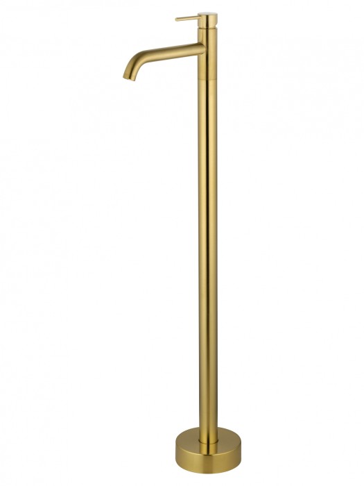 Смеситель для раковины напольного монтажа, Wonzon &amp; Woghand Stick, WW-88649905-BG цвет: золото