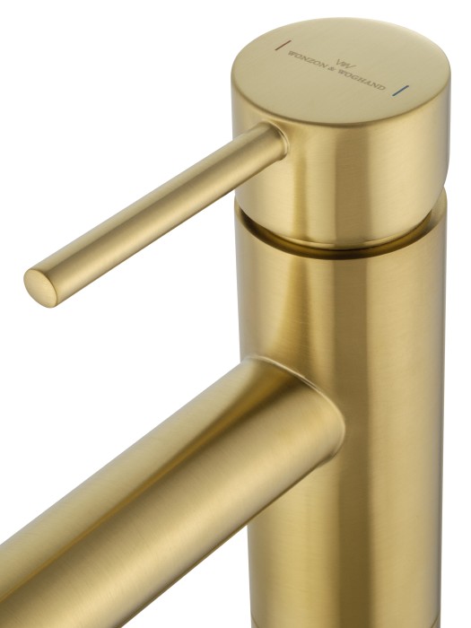 Смеситель для раковины напольного монтажа, Wonzon & Woghand Stick, WW-88649905-BG цвет: золото