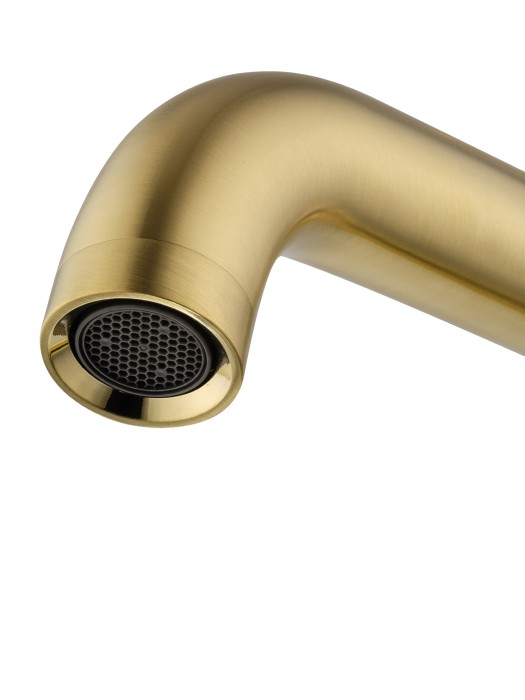 Смеситель для раковины напольного монтажа, Wonzon & Woghand Stick, WW-88649905-BG цвет: золото