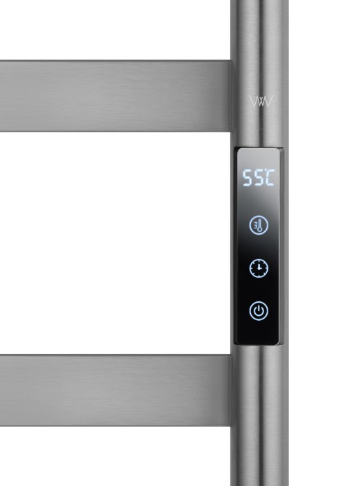 Полотенцесушитель электрический напольный, Wonzon & Woghand Bremen, WW-A207-GM цвет: графит