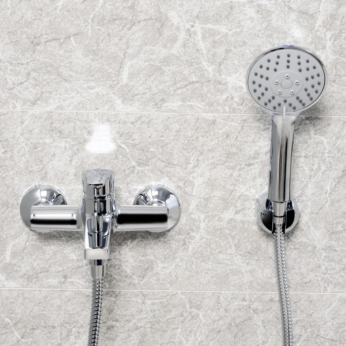 Смеситель для ванны с коротким изливом Rhin 4400 WasserKRAFT арт. 4401