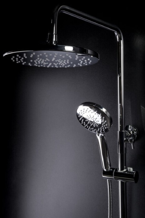 Стойка для душа со смесителем, золото, Spectre Boheme 458-G