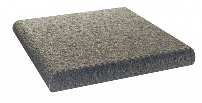 Ступень кортина черный угловая луна 32,5x32,5 Coliseum Gres Cortina арт. 620070000937