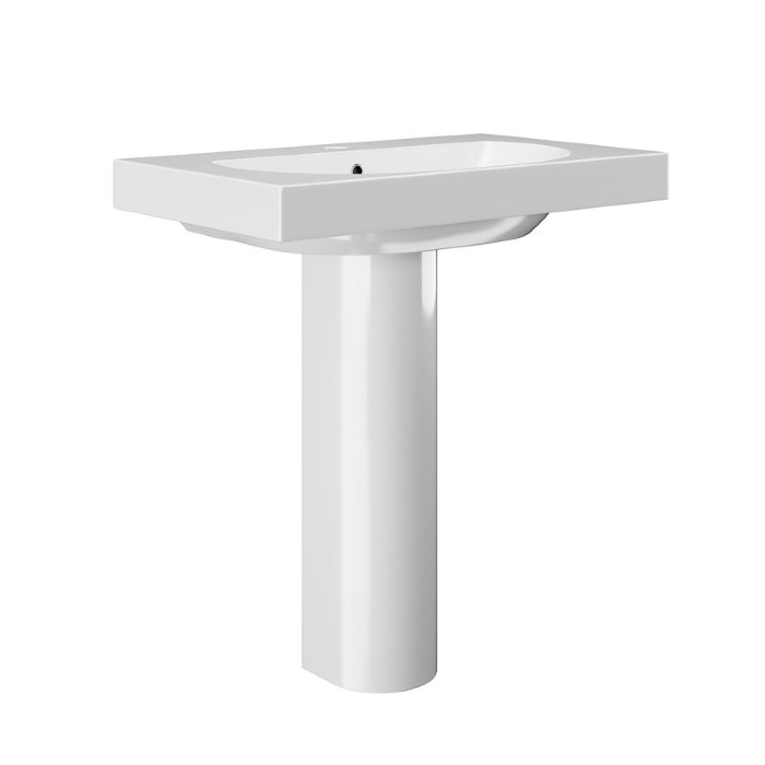 Раковина подвесная 80x48см, Bungiorno Kerama Marazzi, белый - BG.wb.80